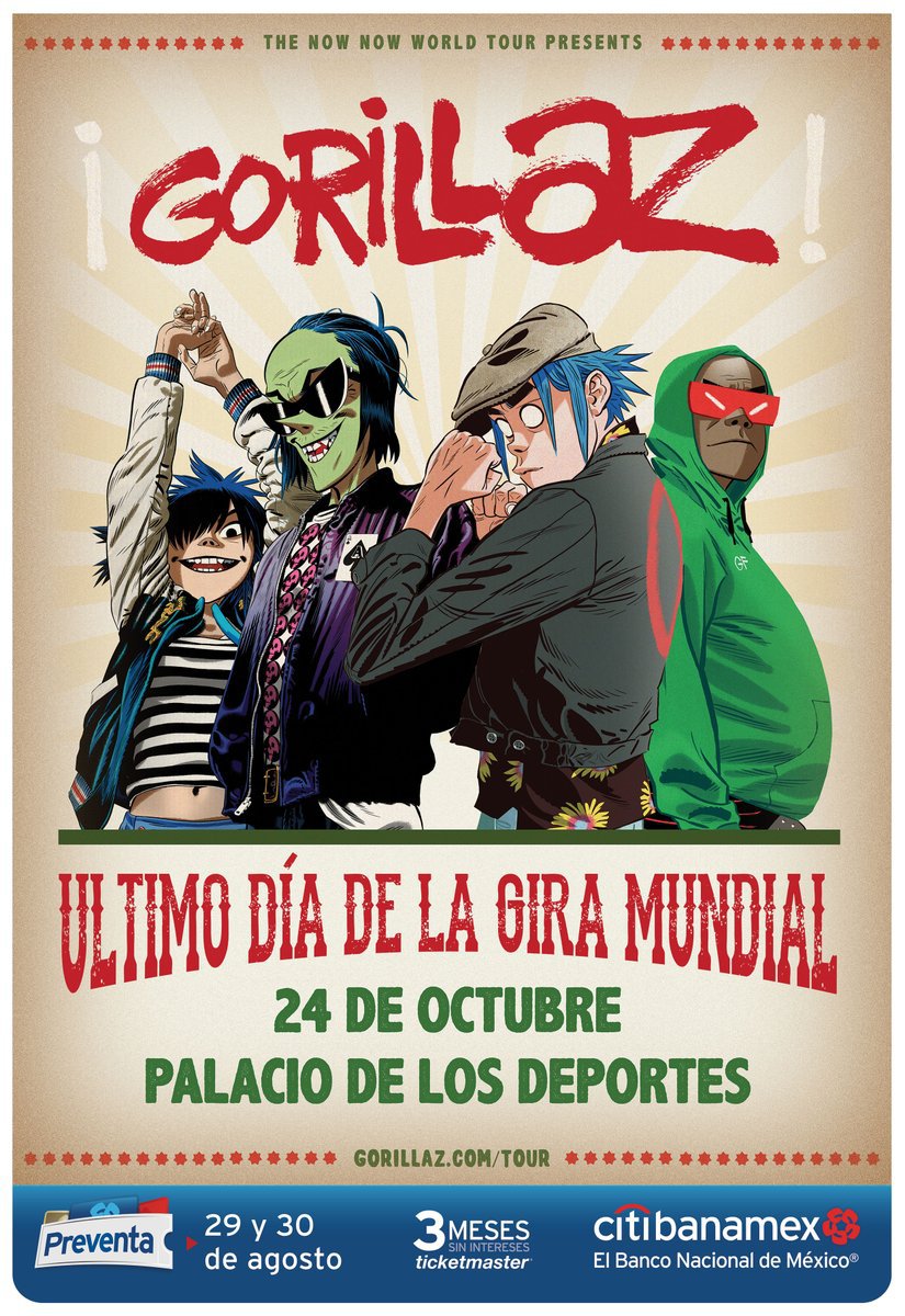 gorillaz-mexico-poster